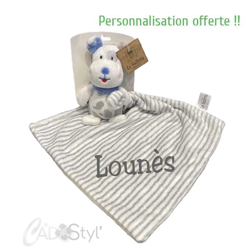 Doudou personnalisé brodé -  France