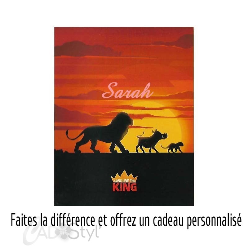 Couverture personnalisée Roi lion