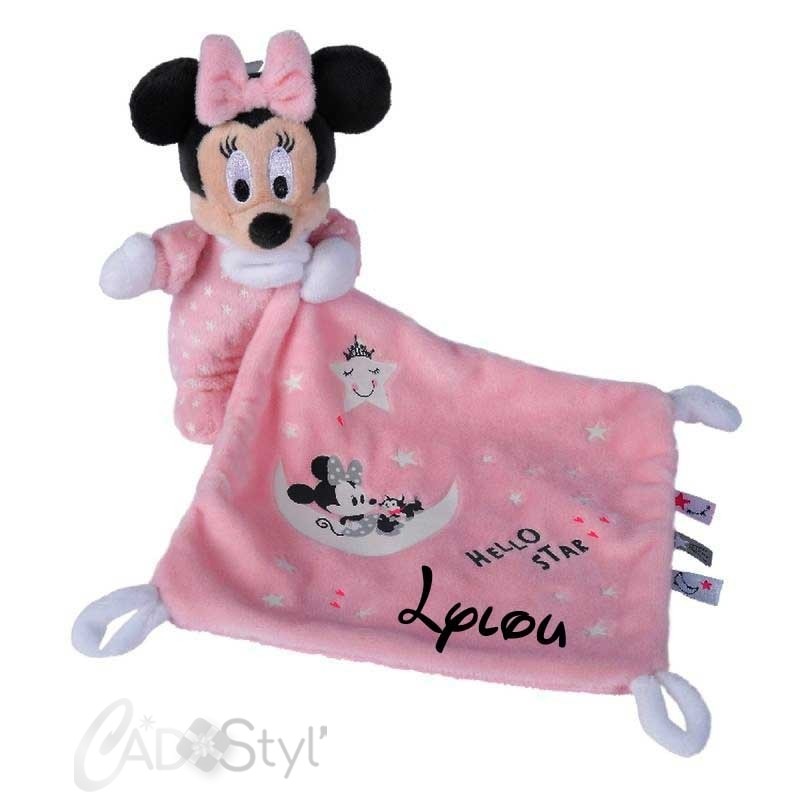 Doudou Disney Minnie personnalisé